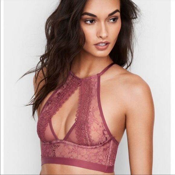 Victorias Secret Very Sexy keyhole lace unlined bralette bra